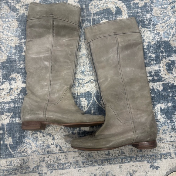 Chloe Shoes - Chloe Leather Boots Size :37